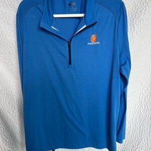 Men’s Lightweight Adidas Firekeeper Quarter-Zip Pullover Golf Top